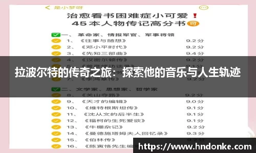 拉波尔特的传奇之旅：探索他的音乐与人生轨迹